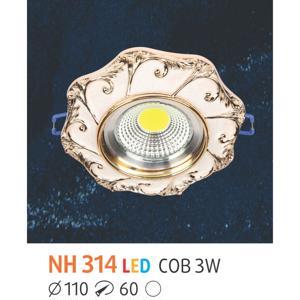 Đèn LED âm trần NH314 LED COB 3W