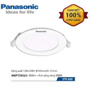 Đèn led âm trần Panasonic NNP735563