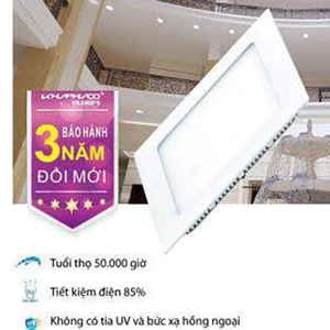 Đèn led âm trần PMD 9W vuông