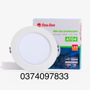 Đèn led âm trần Rạng Đông D AT04L 110/12W