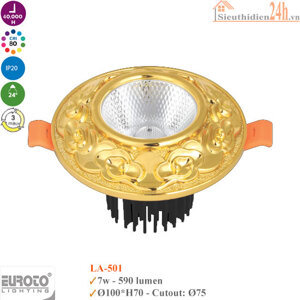 Đèn led âm trần thạch cao LA-501