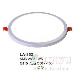 Đèn led âm trần thạch cao siêu mỏng LA-352