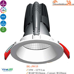 Đèn led âm trần VinaLED DL-JW15 - 15W