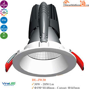 Đèn led âm trần VinaLED DL-JW30 - 30W