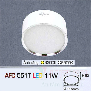 Đèn Led Anfaco AFC 551T - 11W