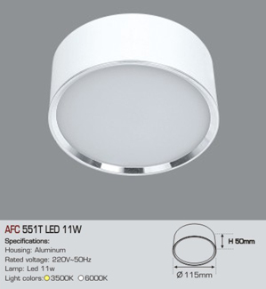 Đèn Led Anfaco AFC 551T - 11W