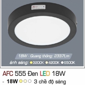 Đèn Led Anfaco AFC 555 - 18W, 3 chế độ sáng