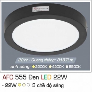 Đèn Led Anfaco AFC 555 - 22W, 3 chế độ sáng