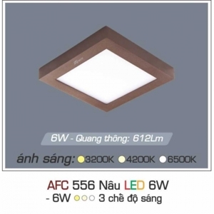 Đèn Led Anfaco AFC 556 - 6W, 3 chế độ sáng