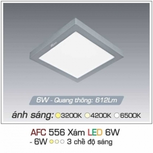 Đèn Led Anfaco AFC 556 - 6W, 3 chế độ sáng