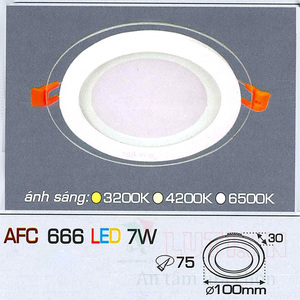 Đèn led Anfaco AFC 666 7W