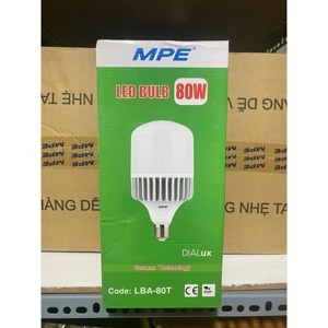 Đèn led bulb nhôm 80W MPE LBA-80