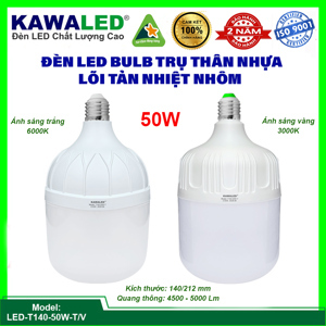 Đèn LED búp 50W KAWALED T140-50W-T/V