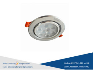 Đèn led chiếu điểm âm trần 9W Duhal DFA209
