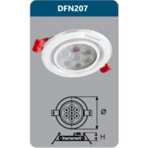 Đèn led chiếu điểm âm trần Duhal DFN207