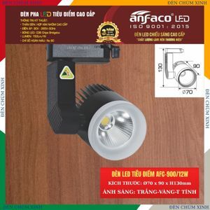 Đèn led chiếu điểm Anfaco AFC 900D - 12W