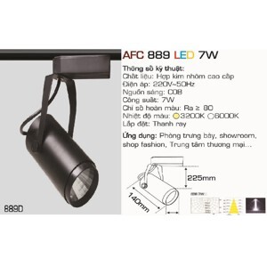 Đèn led chiếu điểm Anfaco AFC-889RD - 7W