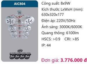 Đèn led chiếu điểm Duhal AIC804