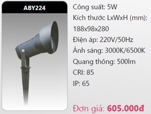 Đèn Led chiếu điểm sân vườn ABY224