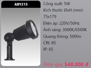 Đèn Led chiếu điểm sân vườn Duhal ABY215 - 5W