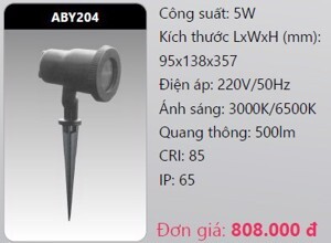 Đèn led chiếu điểm sân vườn Duhal ABY204 - 5W