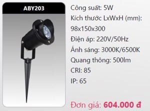 Đèn led chiếu điểm sân vườn Duhal ABY203 - 5W