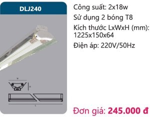 Đèn led chóa phản quang DLJ240 Duhal