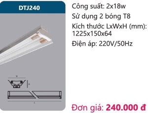 Đèn led công nghiệp chóa sơn tĩnh điện DTJ240