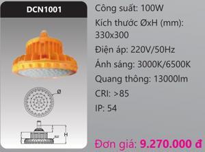 Đèn led công nghiệp chống nổ Duhal DCN1001 - 100W