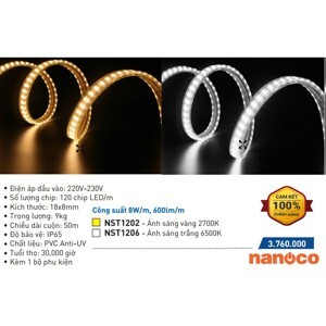 Đèn led dây Nanoco NST1202