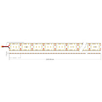 Đèn led dây VinaLED FSB-2835-IP33-L280 - 25W, 34mm