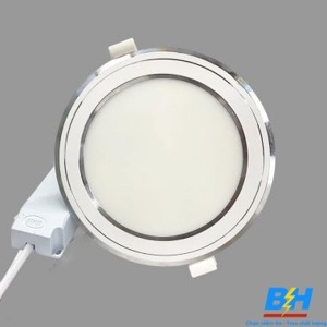 Đèn LED downlight 12W – Ø135mm âm trần viền bạc, ánh sáng trung tính Nanoco NSD124S135