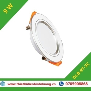 Đèn led downlight 3 màu DLB 9w