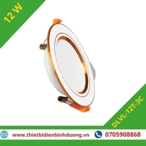 Đèn LED Downlight 3 màu DLV 12W
