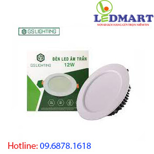 Đèn led Downlight âm trần 12w 3 màu GSLighting GSATN/T12