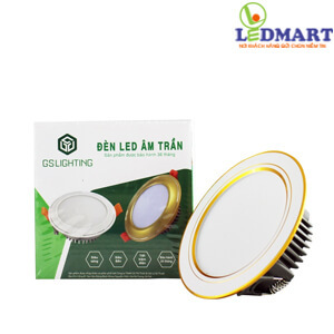 Đèn led Downlight âm trần 8w 3 màu GSLighting GSATN/V8