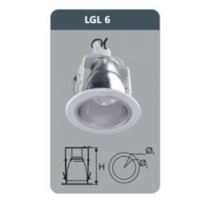 Đèn led downlight âm trần Duhal 12w LGL6