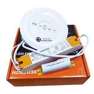 Đèn Led downlight chiếu sáng khẩn cấp 3W NDLE036 Nanoco