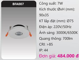 Đèn led downlight Duhal BFA007 - 7W