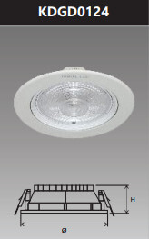 Đèn Led Downlight Duhal KDGD0124