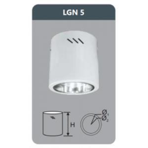 Đèn led downlight gắn nổi Duhal 9w LGN5