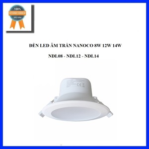 Đèn led Downlight đổi màu Nanoco NDL08C - 8W