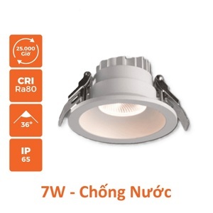 Đèn led Downlight chống nước NDL1831-103