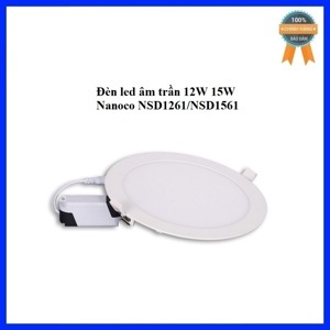 Đèn Led downlight siêu mỏng 12W Nanoco NSD1261