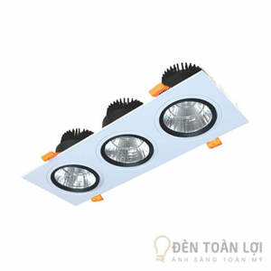 Đèn led downlight vuông chiếu điểm âm trần Duhal DFC3051