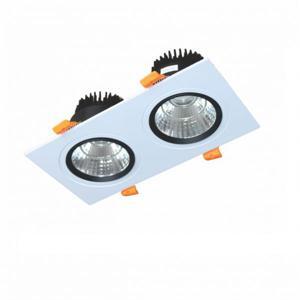 Đèn led downlight vuông chiếu điểm âm trần Duhal DFC2181 - 2*18W