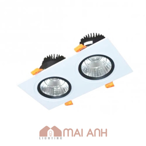 Đèn led downlight vuông chiếu điểm âm trần Duhal DFC1051 - 5W