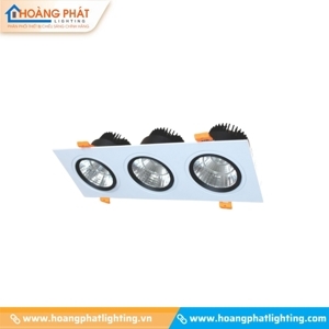 Đèn led downlight vuông chiếu điểm âm trần Duhal DFC3091 - 3*9W