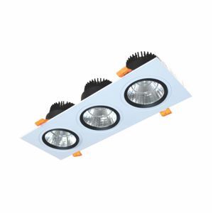 Đèn led downlight vuông chiếu điểm âm trần Duhal DFC3091 - 3*9W