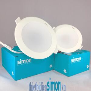 Đèn LED Downlight Wave âm trần SIMON 12W 6000K ánh sáng trắng N03E0-1021